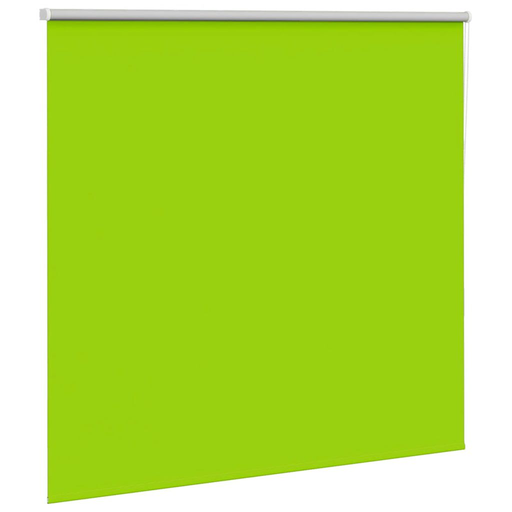 vidaXL Roller Blind Blackout φύλλα πράσινα 145x150 cm Πλάτος υφάσματος