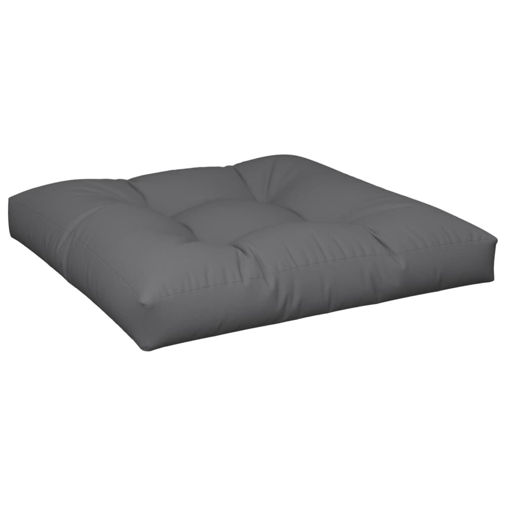 vidaXL Μαξιλάρι Παλέτας Γκρι 80 x 80 x 12 εκ. Υφασμάτινο