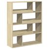 vidaXL Βιβλιοθήκη Sonoma Δρυς 100x33x125,5 εκ. από Επεξεργασμένο Ξύλο