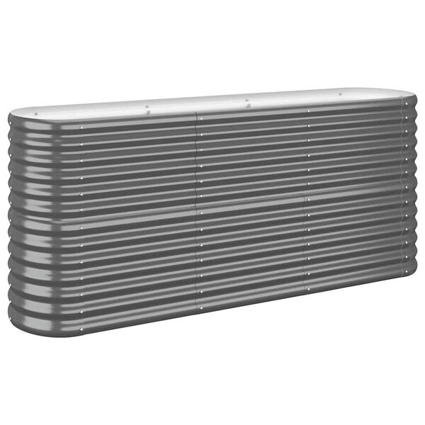 vidaXL Ζαρντινιέρα Ανθρακί 152x40x68 εκ Γαλβανισμένος χάλυβας
