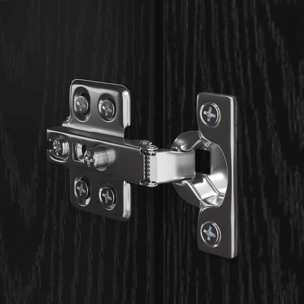 vidaXL Σετ επίπλου τηλεόρασης 10 pcs Μαύρη δρυς Επεξεργασμένο ξύλο