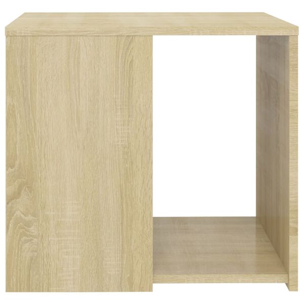 vidaXL Τραπέζι Βοηθητικό Sonoma Δρυς 50 x 50 x 45 εκ. από Επεξ. Ξύλο