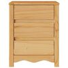 vidaXL Κομοδίνο Drammen Δρυς 45 x 35 x 56 εκ. Μασίφ ξύλο πεύκου