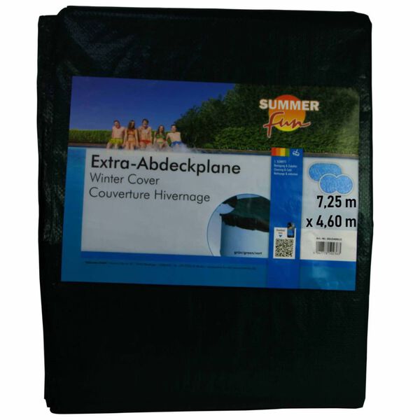 Summer Fun Κάλυμμα Πισίνας Χειμερινό Οβάλ Πράσινο 725 εκ. PVC