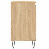 vidaXL Ντουλάπι Μπάνιου Sonoma Δρυς 58 x 33 x 60 εκ. από Επεξεργ. Ξύλο