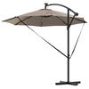 vidaXL Ομπρέλα Cantilever Banana Taupe 294 x 294 x 248 cm