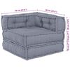 vidaXL Μαξιλάρι 4 pcs Γκρι 70 x 70 x 54 εκ Πολυεστέρας