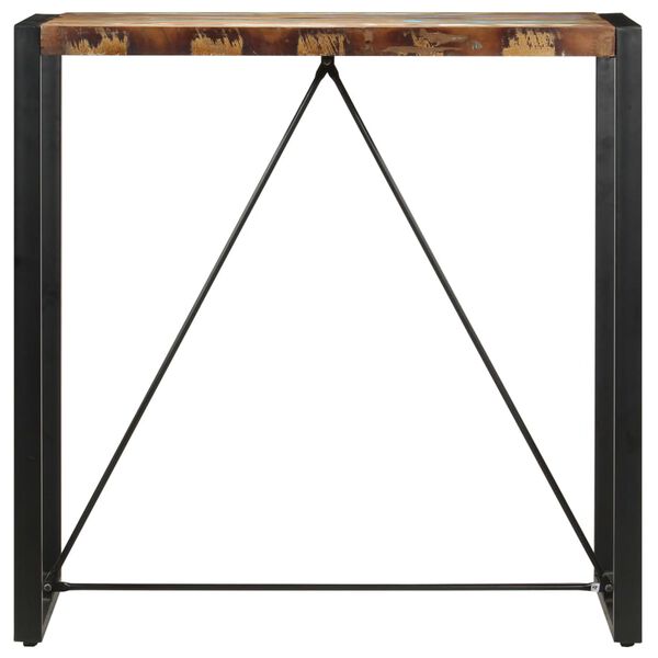 vidaXL Τραπέζι Μπαρ 110 x 60 x 110 εκ. από Μασίφ Ανακυκλωμένο Ξύλο