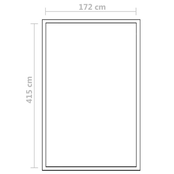 vidaXL Θερμοκήπιο 421 x 190 x 195 εκ. 15,6 μ³ Αλουμινίου