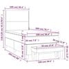 vidaXL &Kappa;&rho;&epsilon;&beta;ά&tau;&iota; Boxspring &mu;&epsilon; &Sigma;&tau;&rho;ώ&mu;&alpha; &Mu;&pi;&lambda;&epsilon; 100 x 200 &epsilon;&kappa;. &Upsilon;&phi;&alpha;&sigma;&mu;ά&tau;&iota;&nu;&omicron;