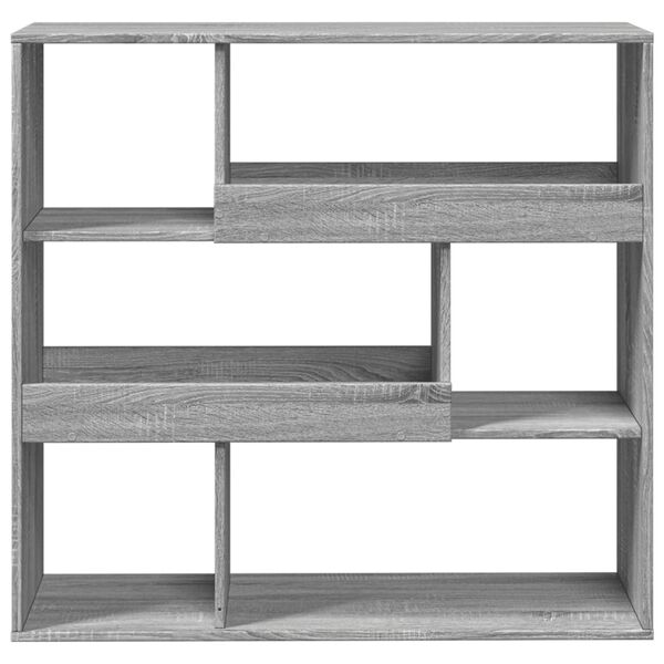 vidaXL Βιβλιοθήκη/Διαχωριστικό Χώρου Γκρι Sonoma 100x33x94,5 εκ.
