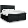 vidaXL &Kappa;&rho;&epsilon;&beta;ά&tau;&iota; Boxspring &mu;&epsilon; &Sigma;&tau;&rho;ώ&mu;&alpha; &Mu;&alpha;ύ&rho;&omicron; 200x200 &epsilon;&kappa;. &Upsilon;&phi;&alpha;&sigma;&mu;ά&tau;&iota;&nu;&omicron;