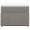 vidaXL &Kappa;&rho;&epsilon;&beta;ά&tau;&iota; Boxspring &mu;&epsilon; &Sigma;&tau;&rho;ώ&mu;&alpha; Taupe 100 x 200 &epsilon;&kappa;. &Upsilon;&phi;&alpha;&sigma;&mu;ά&tau;&iota;&nu;&omicron;