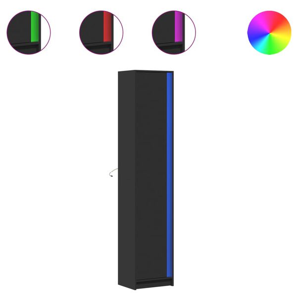 vidaXL &Nu;&tau;&omicron;&upsilon;&lambda;ά&pi;&iota; &mu;&epsilon; LED &Mu;&alpha;ύ&rho;&omicron; 41,5x32,5x200 &epsilon;&kappa;. &alpha;&pi;ό &Epsilon;&pi;&epsilon;&xi;&epsilon;&rho;&gamma;&alpha;&sigma;&mu;έ&nu;&omicron; &Xi;ύ&lambda;&omicron;