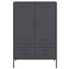 vidaXL Ντουλάπι Ανθρακί 68x39x101,5 εκ. από Χάλυβα
