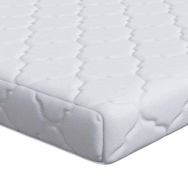 vidaXL Στρώμα Λευκό 200 x 200 cm Pěna