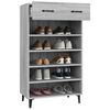 vidaXL Παπουτσοθήκη Γκρι Sonoma 60x35x105 εκ. από Επεξεργασμένο Ξύλο