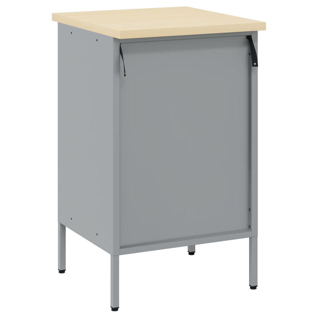 vidaXL Ντουλάπα Εργασίας Μαύρη 50x55x85 εκ. Χάλυβας