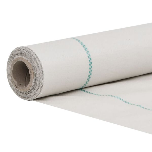 vidaXL Μεμβράνη Εδαφοκάλυψης Λευκή 1,5x100 μ. από Πολυπροπυλένιο