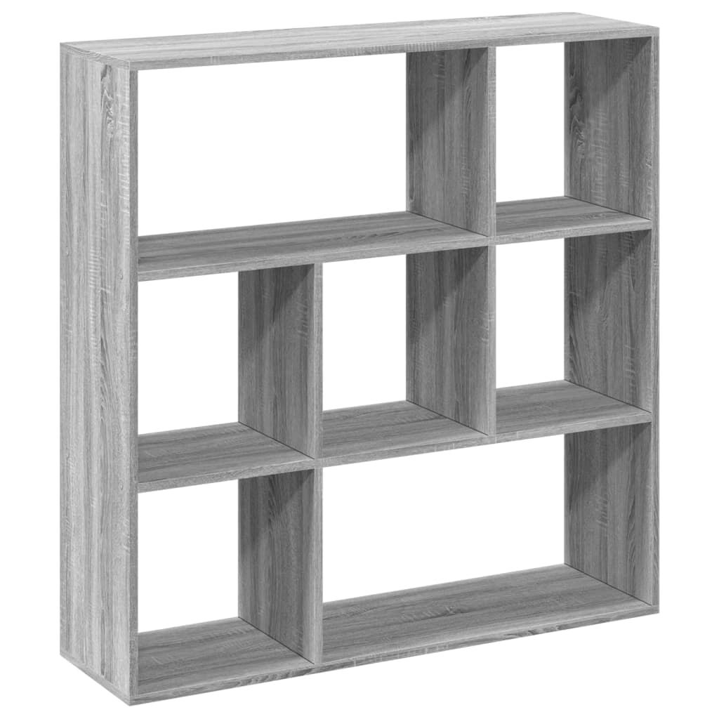 vidaXL Βιβλιοθήκη/Διαχωριστικό Χώρου Γκρι 102x29x103,5 εκ. Επεξ. Ξύλο