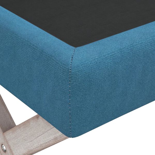 vidaXL Σκαμπό Αποθήκευσης Μπλε 110 x 45 x 49 εκ. Βελούδινο