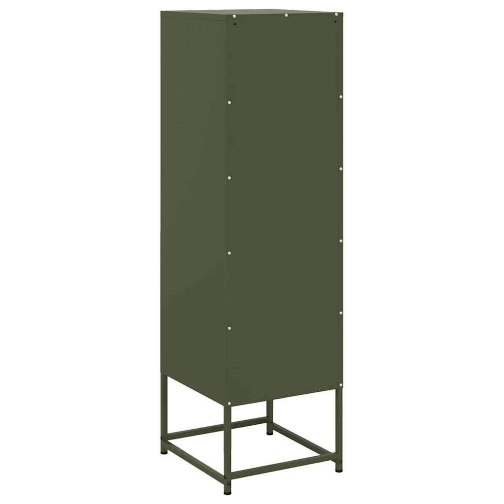 vidaXL Ντουλάπι Πράσινο Λαδί 36x39x123 εκ. από Ατσάλι