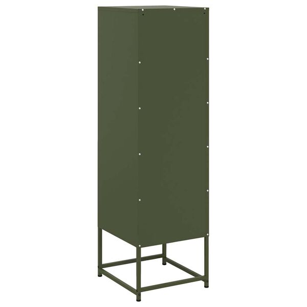 vidaXL Ντουλάπι Πράσινο Λαδί 36x39x123 εκ. από Ατσάλι