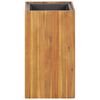 vidaXL Ζαρντινιέρα Υπερυψωμένη 33,5 x 33,5 x 60 εκ. Μασίφ Ξύλο Ακακίας