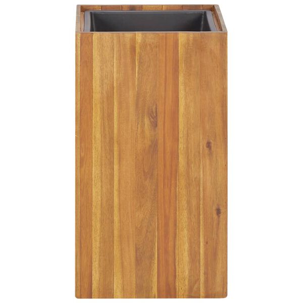 vidaXL Ζαρντινιέρα Υπερυψωμένη 33,5 x 33,5 x 60 εκ. Μασίφ Ξύλο Ακακίας