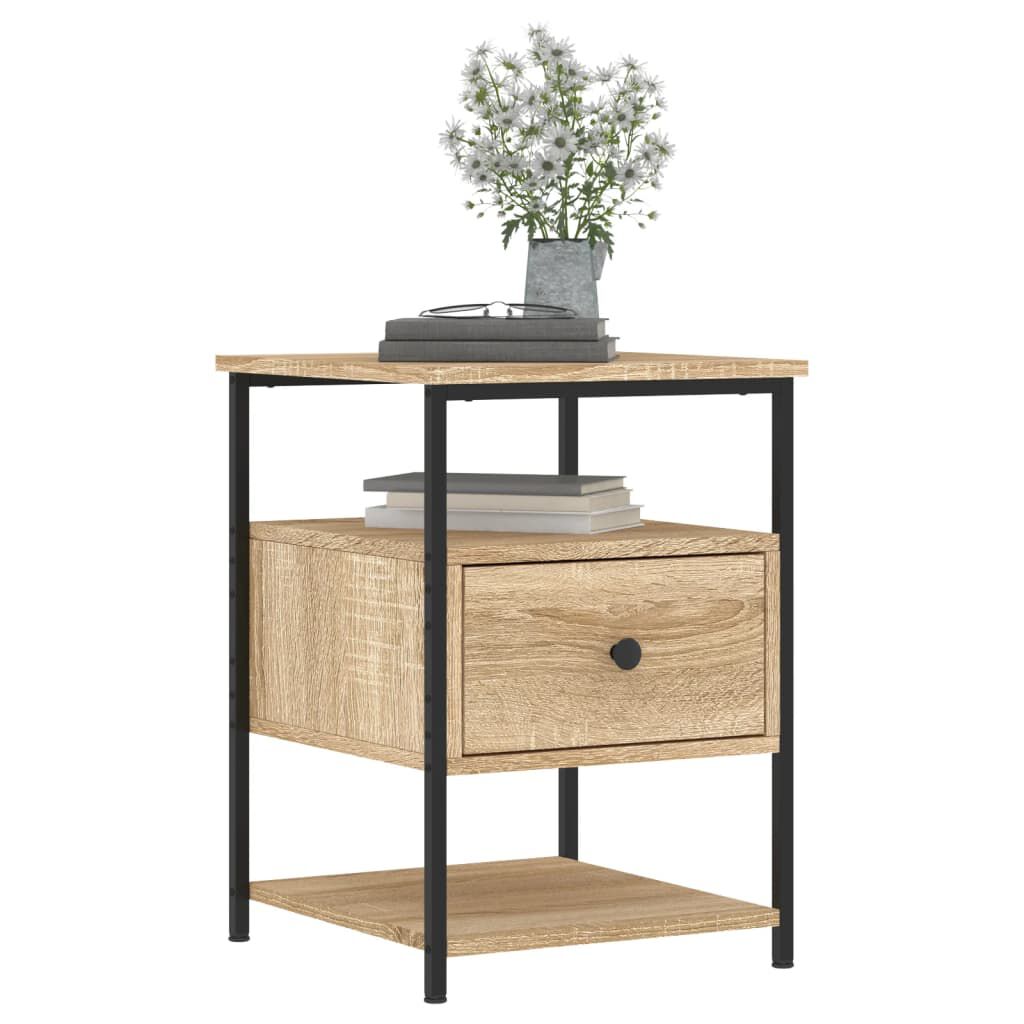 vidaXL Κομοδίνο Sonoma Δρυς 40 x 42 x 56 εκ. από Επεξεργασμένο Ξύλο