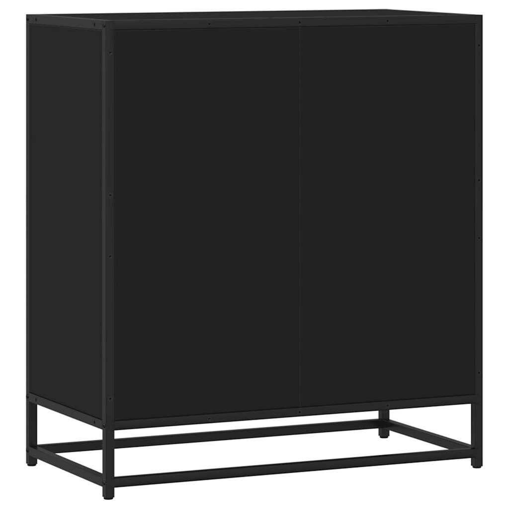 vidaXL Συρταριέρα Μαύρο 68x35x76 cm Κατασκευασμένο ξύλο