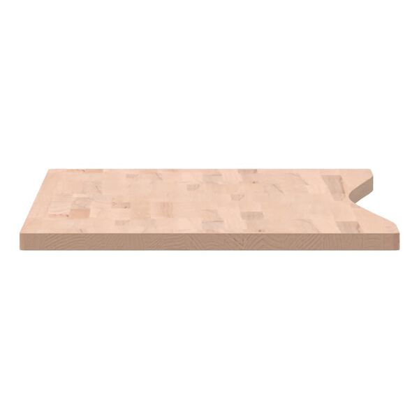 VidaXL Επιφάνεια Εργασίας 110x(50-55)x2,5 εκ. από Μασίφ Ξύλο Οξιάς