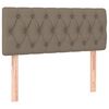vidaXL &Kappa;&rho;&epsilon;&beta;ά&tau;&iota; Boxspring &mu;&epsilon; &Sigma;&tau;&rho;ώ&mu;&alpha; Taupe 90x190 &epsilon;&kappa;.&Upsilon;&phi;&alpha;&sigma;&mu;ά&tau;&iota;&nu;&omicron;