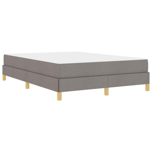 vidaXL &Kappa;&rho;&epsilon;&beta;ά&tau;&iota; &mu;&epsilon; &epsilon;&lambda;&alpha;&tau;ή&rho;&iota;&alpha; Taupe 140 x 190 cm ύ&phi;&alpha;&sigma;&mu;&alpha;