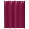 vidaXL Κουρτίνες με κουρτίνες 2 pcs Κόκκινο 140x140cm Πολυεστέρας
