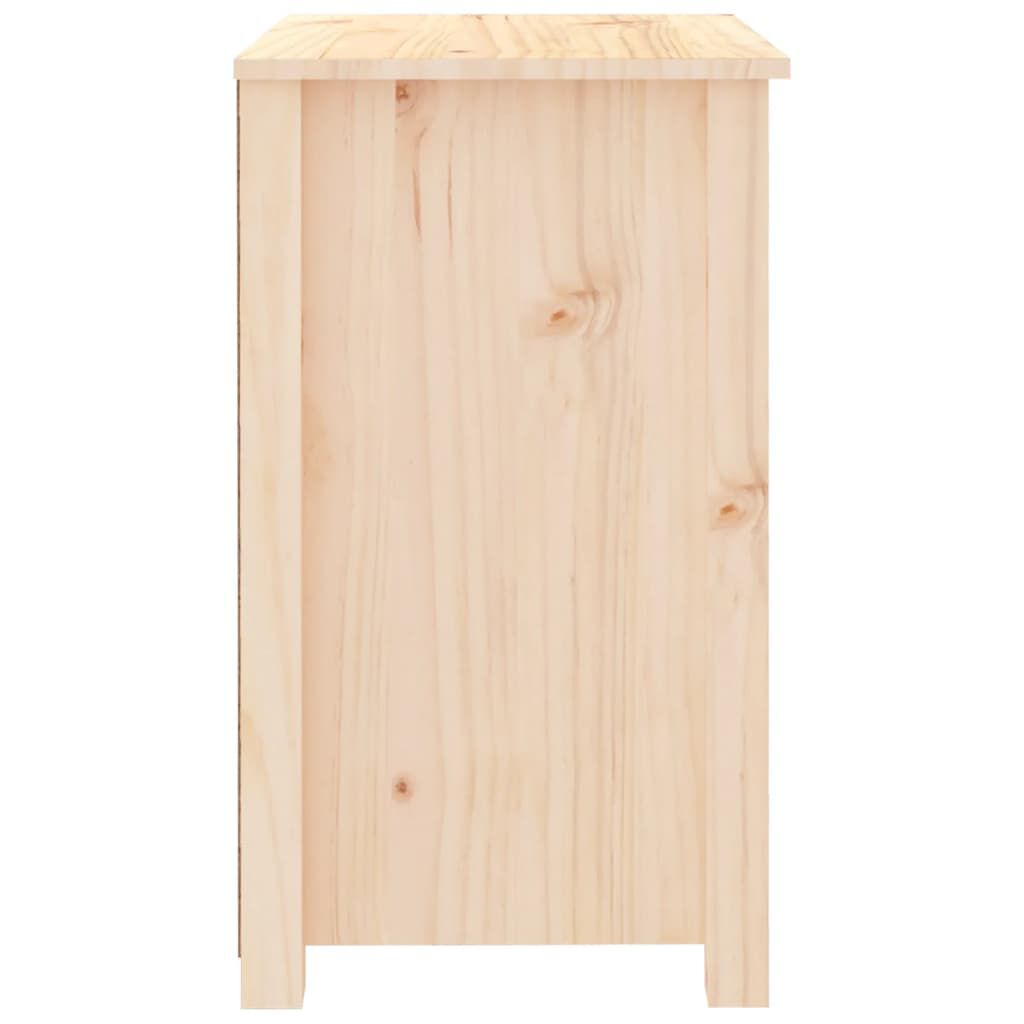 vidaXL Κομοδίνο 50 x 35 x 61,5 εκ. από Μασίφ Ξύλο Πεύκου