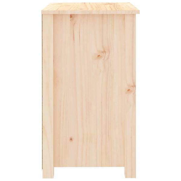 vidaXL Κομοδίνο 50 x 35 x 61,5 εκ. από Μασίφ Ξύλο Πεύκου