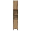 vidaXL Σετ Επίπλων Μπάνιου με ράφι 3 pcs Artisan Oak 30 x 30 x 180 cm