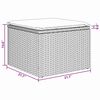 vidaXL Σετ Καναπέ Κήπου με αποθήκευση 7 pcs Μαύρο Πολυ ράταν