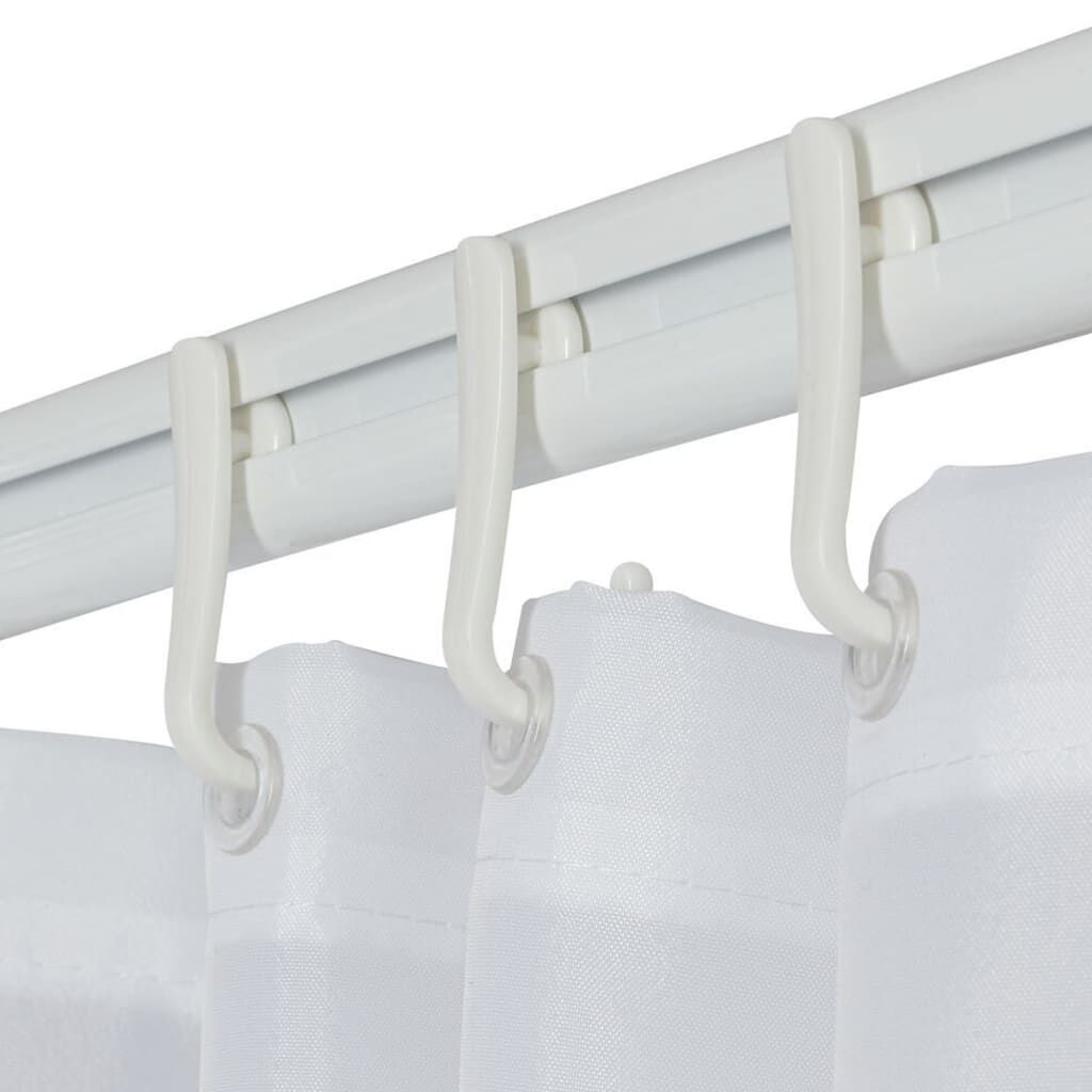 Sealskin Σιδηρόδρομος Κουρτίνας Μπάνιου Σετ Easy Roll Λευκό