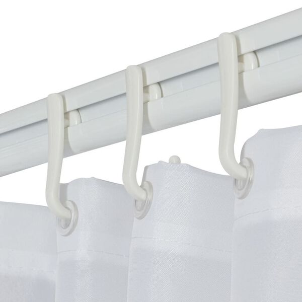 Sealskin Σιδηρόδρομος Κουρτίνας Μπάνιου Σετ Easy Roll Λευκό