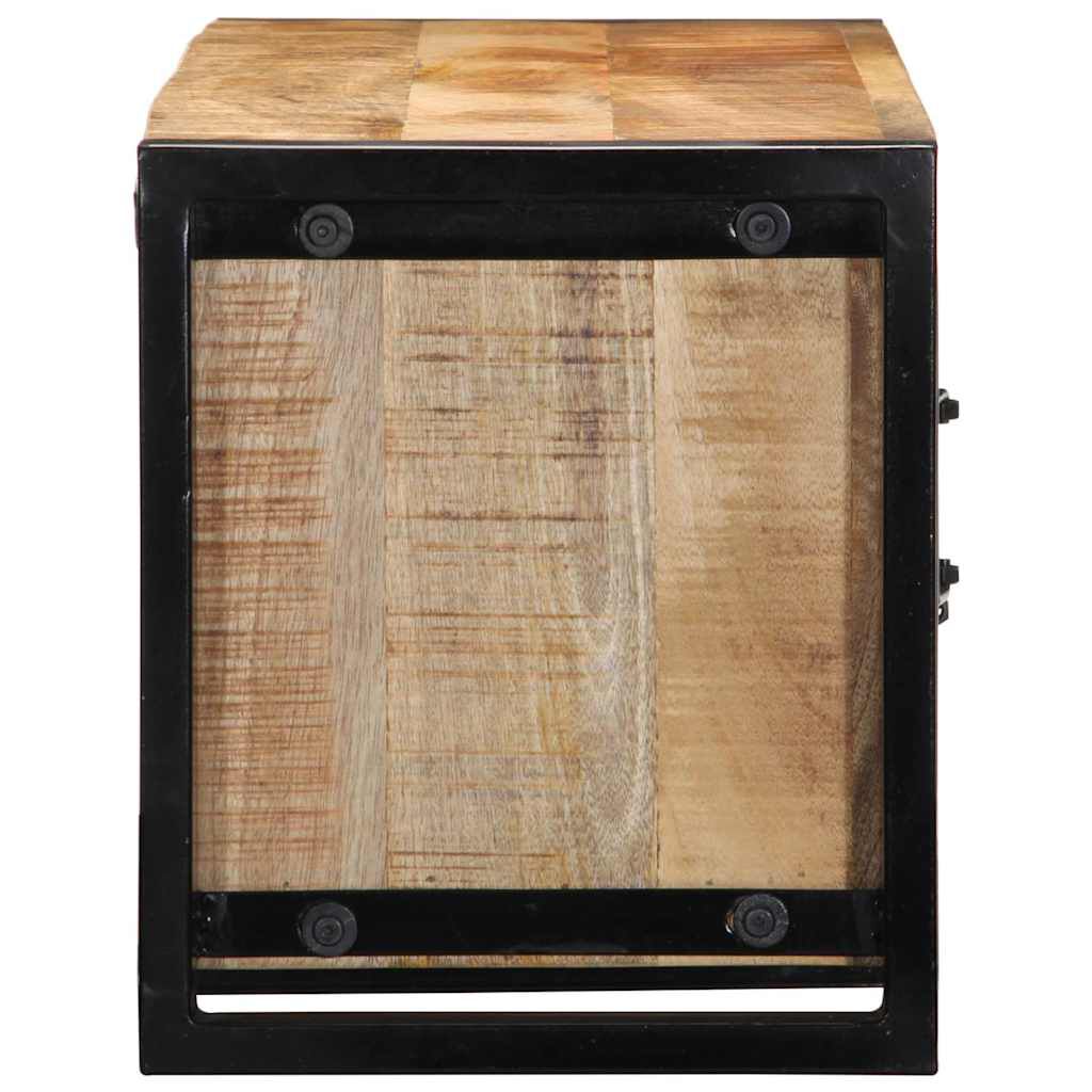 ντουλάπι τηλεόρασης vidaXL 100x30x35 cm Στερεό ακατέργαστο ξύλο Mango