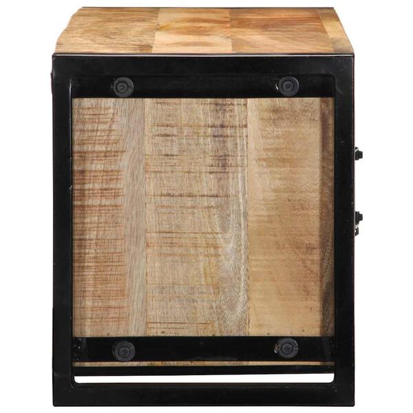 ντουλάπι τηλεόρασης vidaXL 100x30x35 cm Στερεό ακατέργαστο ξύλο Mango