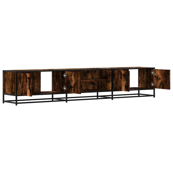 vidaXL Έπιπλο Τηλεόρασης Καπνιστή Δρυς 210x35x41 εκ. Επεξ. Ξύλο