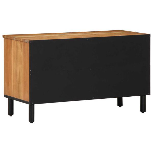 vidaXL Ντουλάπα Τηλεόρασης Καφέ 80 x 33.5 x 46 εκ. Μασίφ ξύλο ακακίας