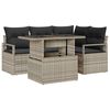vidaXL Σετ Καναπέ Κήπου 5 pcs Ανοιχτό γκρι 100 x 55 x 73 εκ