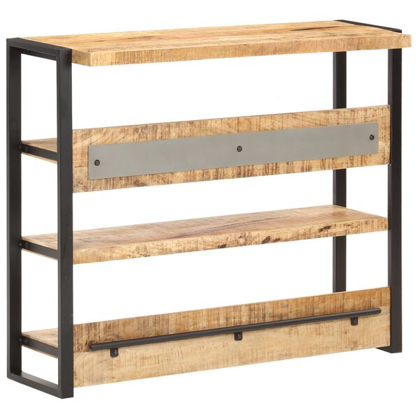 vidaXL Τραπέζι Μπαρ 120 x 40 x 101 εκ. από Ακατέργαστο Ξύλο Μάνγκο