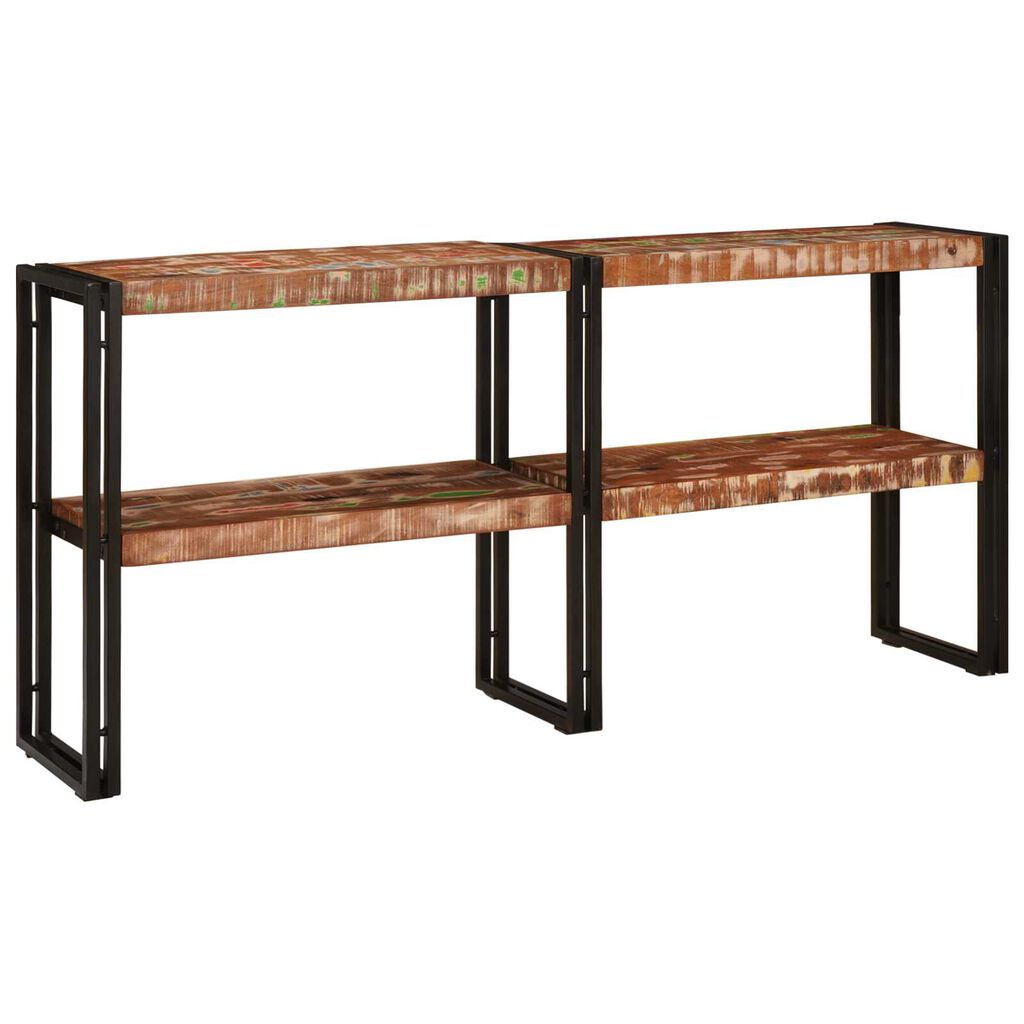 vidaXL Τραπέζι Κονσόλας 160x33x75 εκ Μασίφ Ξύλο Ανάκτηση