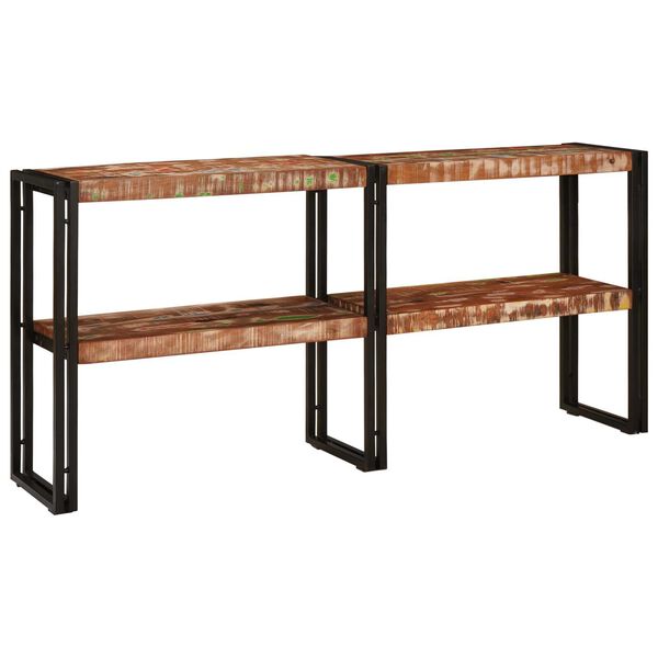 vidaXL Τραπέζι Κονσόλας 160x33x75 εκ Μασίφ Ξύλο Ανάκτηση