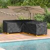 vidaXL Κάλυμμα επίπλων εξωτερικού χώρου 250 x 180 x 80 εκ.